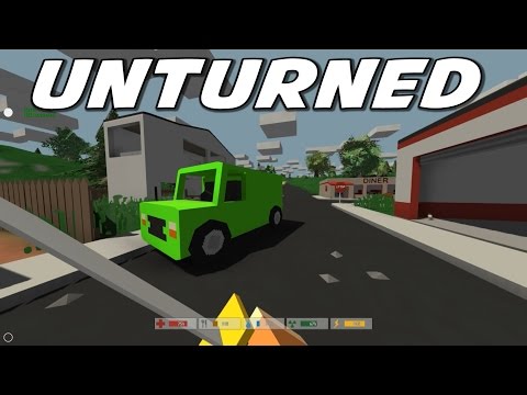 UNTURNED Gameplay / Early Access (F2P Zombie Survival Sandbox!)