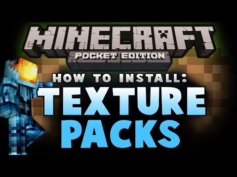 Minecraft Pocket Edition | How to Install Texture Packs on Android (No Root) - MCPE 0.9.X