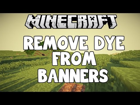 How to Remove Dye from Banners in Minecraft