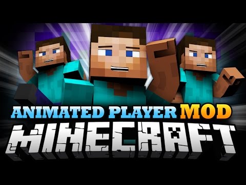 Minecraft Mod | ANIMATED PLAYER MOD - Bendy Joints, Player Animations, and More! - Mod Showcase
