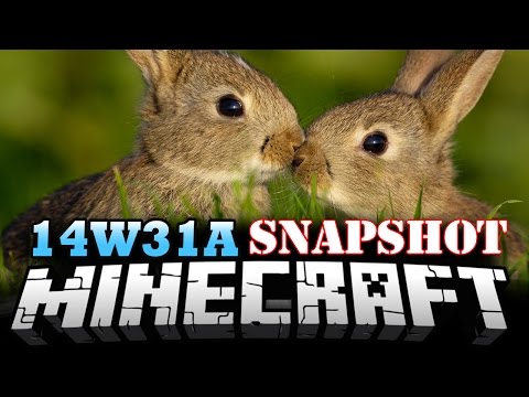 Minecraft Snapshot 14W31A | RABBIT SOUNDS & MORE! - Minecraft 1.8 Update!
