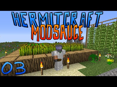 Hermitcraft Modsauce 03 Village Base!