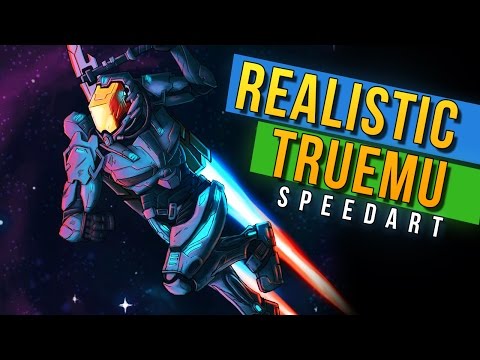 REALISTIC TRUEMU! - Minecraft Universe Speedart by Rushlight Invader!