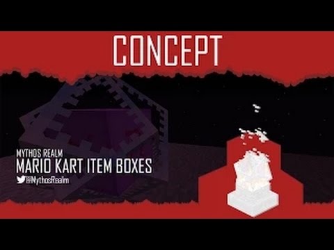 Mario Kart Item Boxes in Vanilla Minecaft WITHOUT MODS