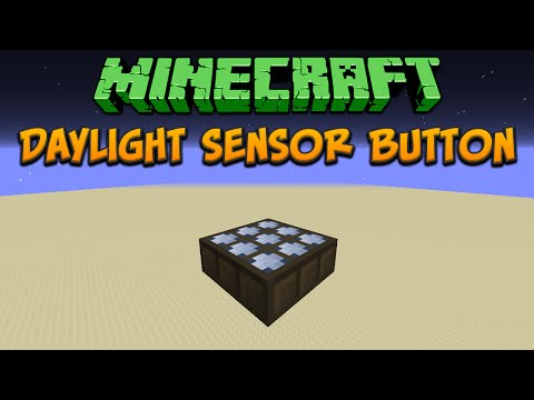 Minecraft 1.8: Daylight Sensor Button Tutorial