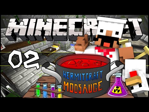 Minecraft - Hermitcraft ModSauce - Ep.02 w/ Sl1pg8r : Derp Tour & Humble Sewers!