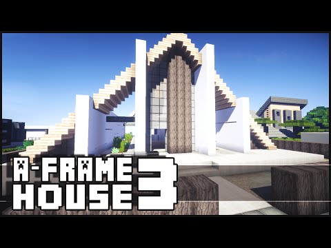 Minecraft - Modern A-Frame House 3