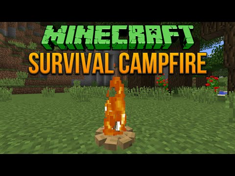 Minecraft 1.8: Survival Campfire Tutorial