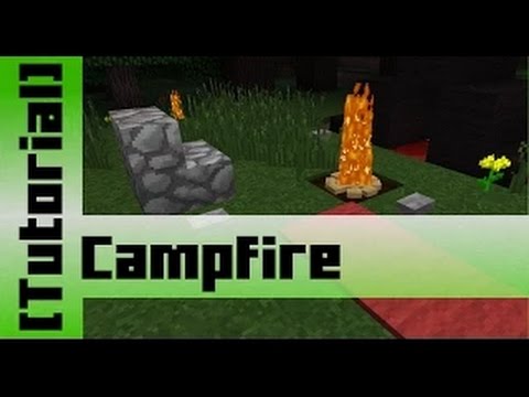 Camp Fire in Vanilla Minecraft Tutorial