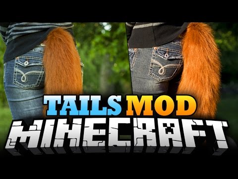 Minecraft Mod | TAILS MOD - Fox Tails, Dragon Tails, Ninetales! - Mod Showcase (Wearable Tails)