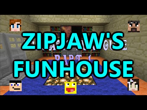 Minecraft - Crew Plays Zipjaw's Funhouse - Part 2