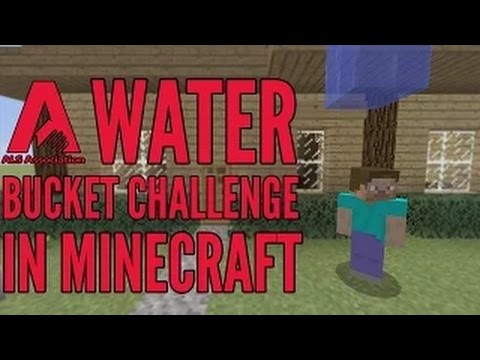 ALS Water Bucket Challenge in Minecraft