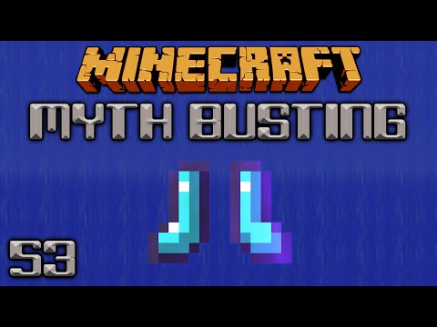 Depth Strider Enchantment [Minecraft Myth Busting 53]