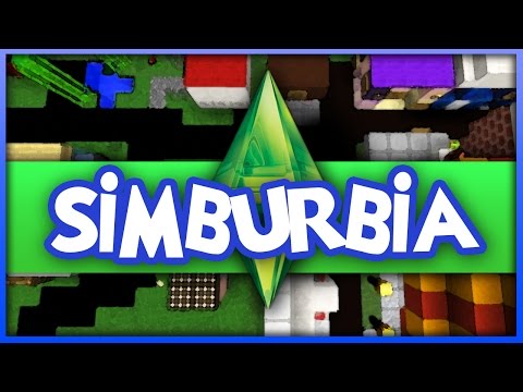 Minecraft Simburbia #1 | MASSIVE CITY SIMULATOR! - Minecraft 1.8 Sim City