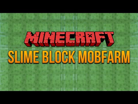 Minecraft 1.8: Slime Block Mobfarm (Mob Spawner)