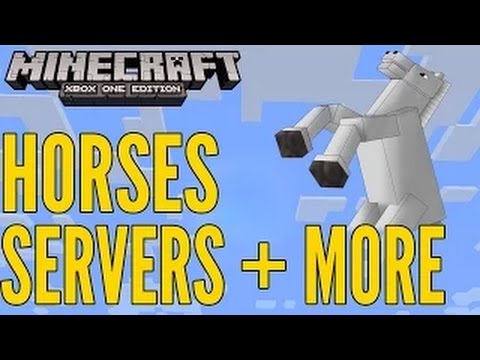 Minecraft Console: Servers, Horse and MORE! (Minecraft Xbox One, Minecraft PS4)