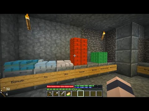 Minecraft TerraFirmaCraft #37: Beautiful Bank Vault