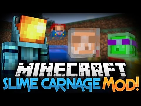 ★ Minecraft Mod ★ | SLIME CARNAGE MOD • (MOBS) - Minecraft Mod Showcase