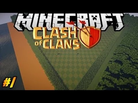 Let's Build Clash of Clans in Minecraft | Landscape