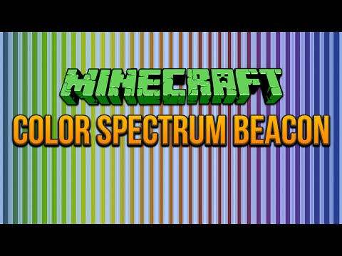 Color Spectrum Beacon Minecraft 1.8 Tutorial