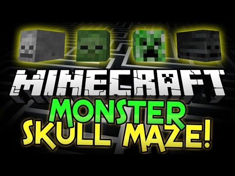 MONSTER SKULL MAZE! (Minecraft Diversity 2 w/ Logdotzip)