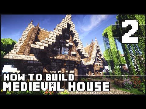 Minecraft - How to Build : Medieval House - Part 2 + Download