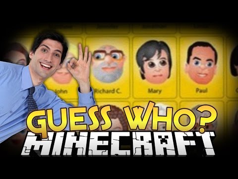 RIGHT 1ST GUESS CAUGHT ON TAPE!1!!!1! (Minecraft 1.8 Guess Who?)