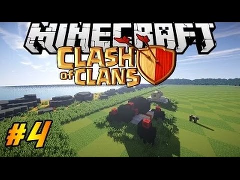 Let's Build Clash of Clans in Minecraft PART 4 | Public Server & Cannons