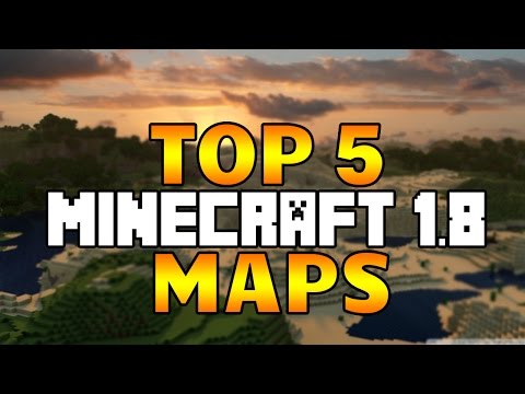 Top 5 Minecraft 1.8 Maps & DOWNLOAD