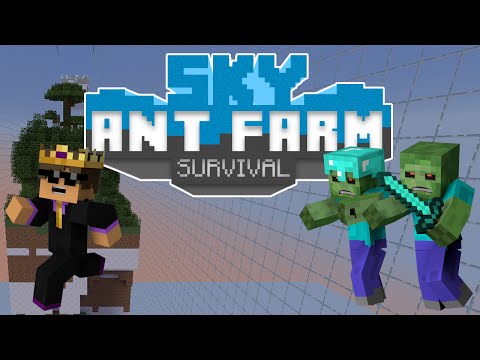 Minecraft: Sky Ant Farm #2 - SILLY CHICKENS!