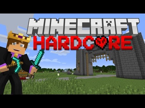 Hardcore Minecraft #34 - MEDIEVAL WALL!