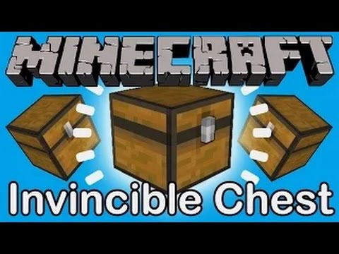 Minecraft:  INVINCIBLE UNBREAKABLE CHEST TUTORIAL!
