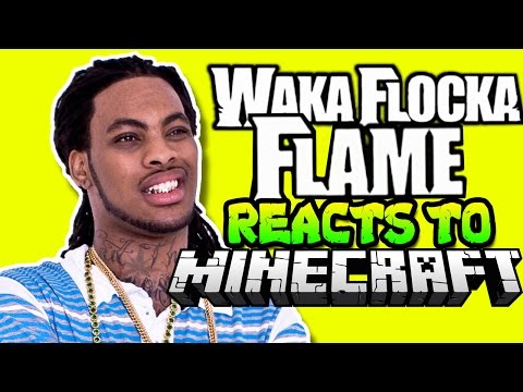 Celebs React to Minecraft: WAKA FLOCKA FLAME!