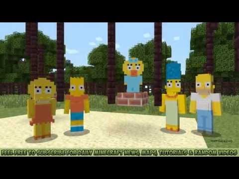 Minecraft Xbox 360/One: THE SIMPSONS SKIN PACK