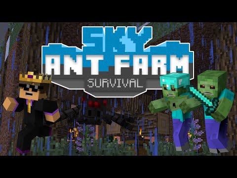 Minecraft: Sky Ant Farm #23 - TORCHES SAVE THE DAY!