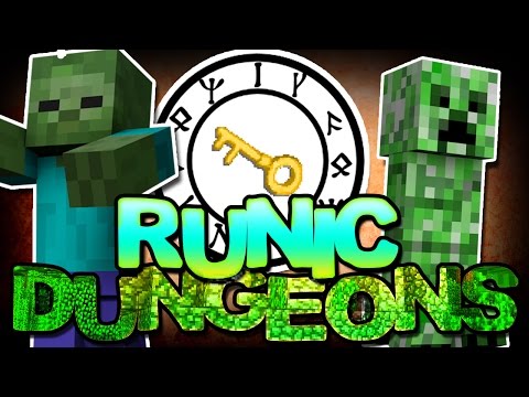 Minecraft Mod | RUNIC DUNGEONS MOD! (Epic Loot from Dungeon Rooms!) - Mod Showcase