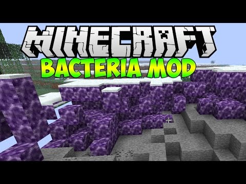 Minecraft Mods: BACTERIA MOD! Make your own virus! (Minecraft 1.8 Mod Showcase)