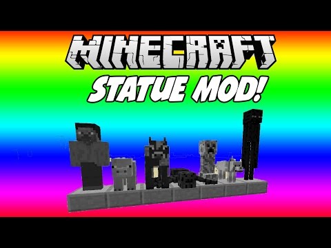 Minecraft 1.8 Mods | STATUES & CHIMNEYS! (Minecraft 1.8 Mod Showcase)