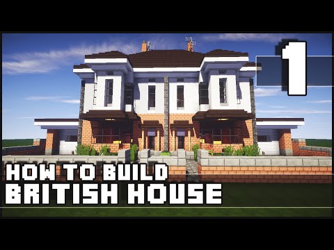 Minecraft - How to Build : British House - Part 1