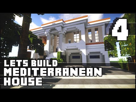 Minecraft Lets Build : Mediterranean House - Part 4 : The Guesthouse!