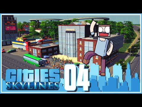 Cities Skylines - Ep.04 : Public Transportation & The Mall