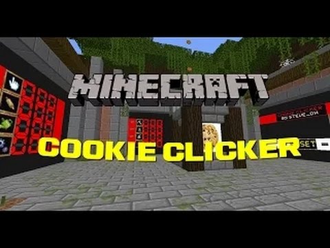 Minecraft Cookie Clicker Map VERY ADDICTIVE
