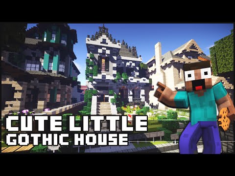 Minecraft - Cute Little Gothic House with a Surprise!
