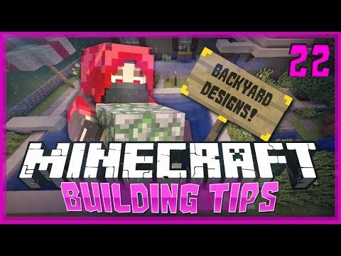 Minecraft Building Tips - Backyard Tutorial!