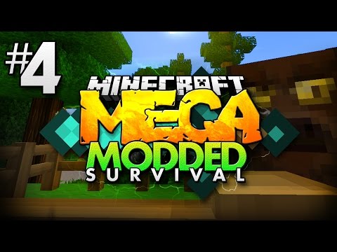 Minecraft MEGA Modded Survival #4 | KEVIN THE COW! - Minecraft Mod Pack