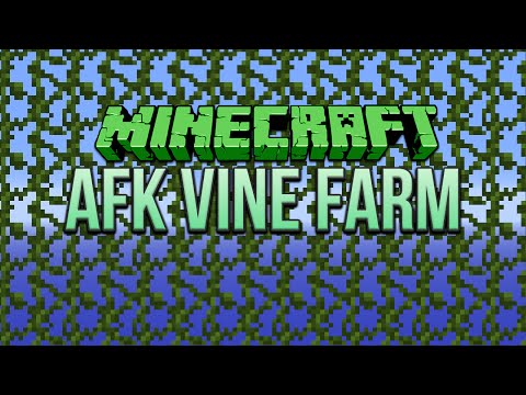 Minecraft: AFK Vine Farm Tutorial