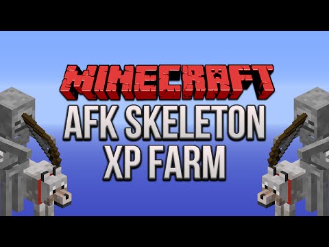 Minecraft: AFK Skeleton XP Farm