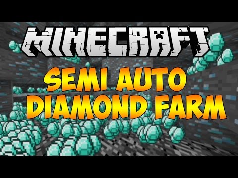 Minecraft 1.8.3: Semi Automatic Diamond Farm Chunk Regeneration Quarry