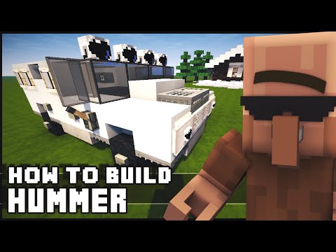 Minecraft - How to Build : Hummer / Humvee