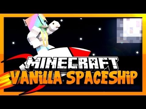 Minecraft VANILLA SPACESHIP! Only One Command